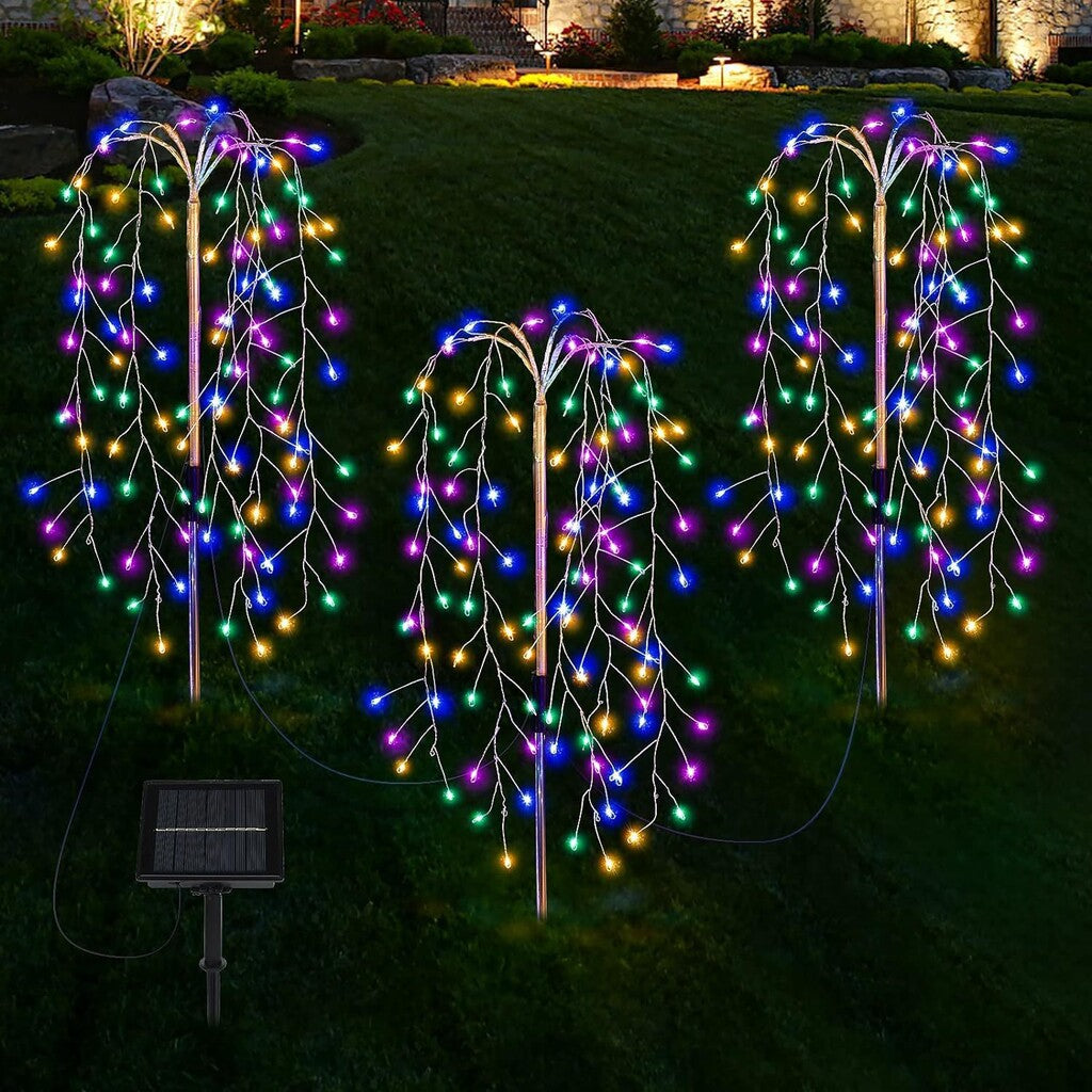🌈 LIMITED-TIME 50% OFF! ✨ Solar Garden Lights Outdoor Decor 🌙
