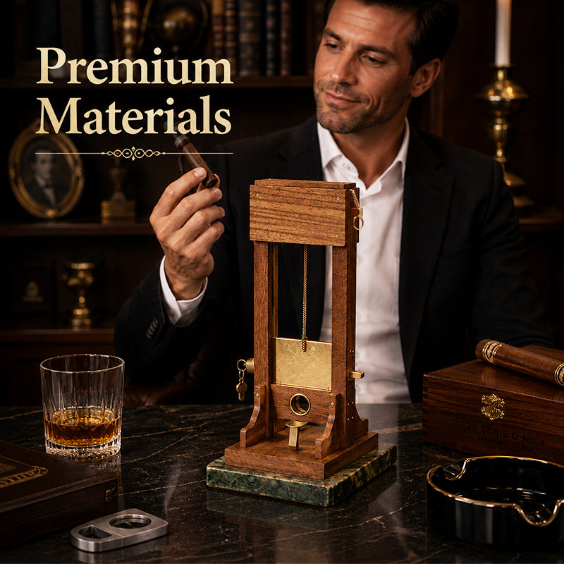 🎩Luxury Desktop Cigar Cutter | Unique Guillotine Style Trimmer