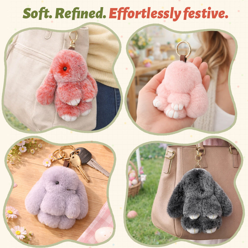 ⏳LAST DAY SPECIAL PRICE: ￡8.99!!🐰Handmade Soft Bunny PomPom Charms