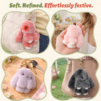 ⏳LAST DAY SPECIAL PRICE: ￡8.99!!🐰Handmade Soft Bunny PomPom Charms