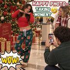🎄 Christmas Lounge Pants – Playful Festive Print Loungewear for Holiday Nights
