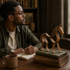 🐎 Artistic Metal Horse Sculpture ✨ Timeless Vintage‑Patina Home Accent