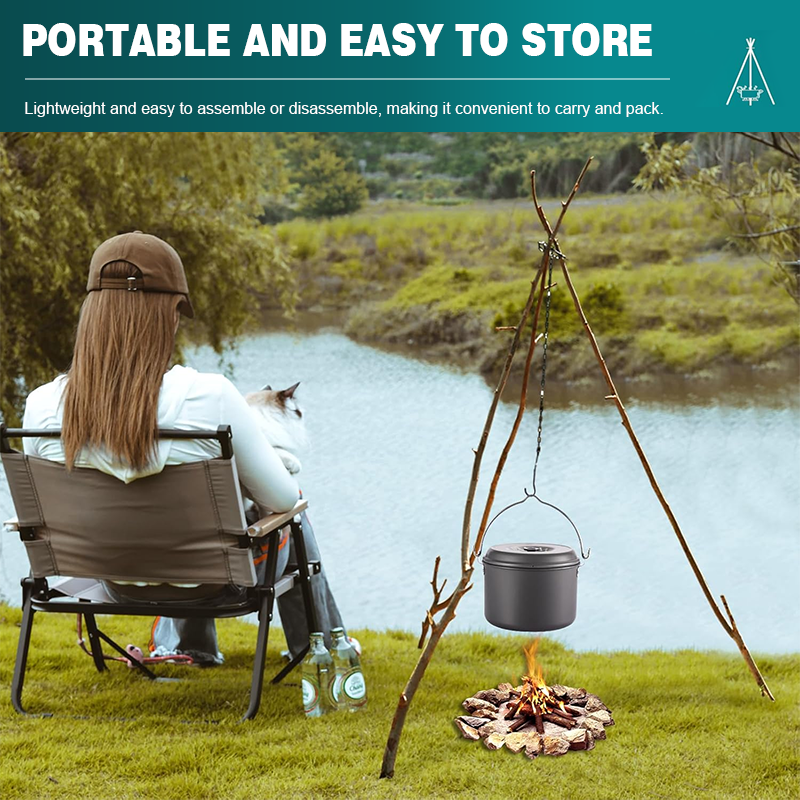 📢📢LAST DAY SALE 50% OFF✨⚙️Outdoor Hanging Pot Tripod