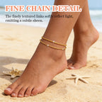 Sparkle Anklet Collection ✨ | Minimalist Foot Jewelry