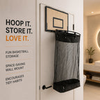 🏡🧺Wooden Wall-mounted Basketball Basket Hanging Door
