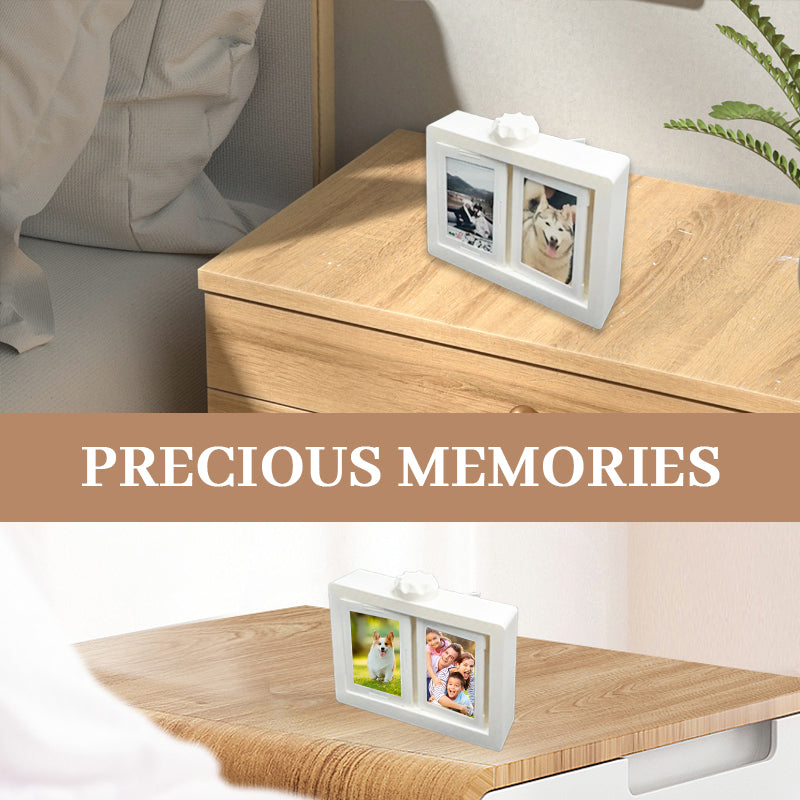 Rotating Mini Photo Album Frame – Flip Display for Instant Photos & Photo Cards📸