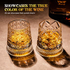 ✨Luxury Rotating Whiskey Glass · Crystal Spin Collection🍸