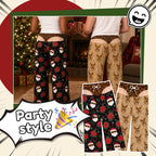 🎄 Playful‑Print Christmas Holiday Pants – Stand‑Out Festive Party Wear