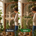 🩰🌿 Ballet Dancer Hanging Planter