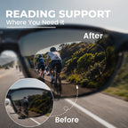 👓 Stick-On Reading & Nearsighted Lens Inserts with Case