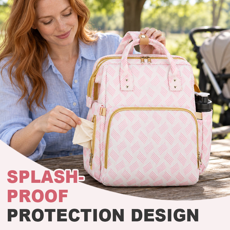 👶 Foldable Baby Station Diaper Backpack | On-the-Go Parent Essential