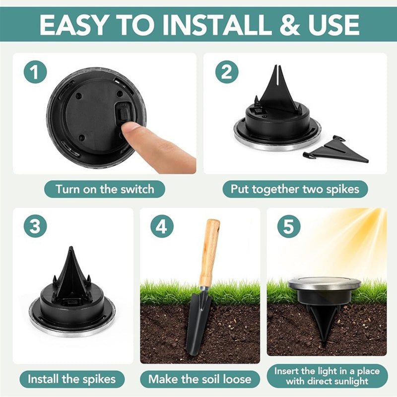⏳LAST DAY SPECIAL PRICE: ￡9.99!!☀️💡Solar Garden Pathway Lights