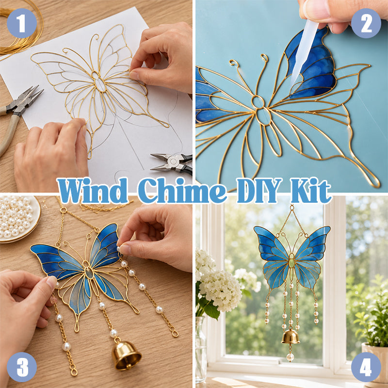 🦋Cloisonné Enamel Wind Chime Hanging Ornament