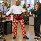 😂 Funny Christmas Illusion Pants – Viral Prank Trousers for Xmas Parties!