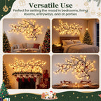 ✨ LED Branch Wall Light – Flexible Bendable Vine Light with 8 Light Modes for Christmas Decor