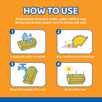 🧽 2-in-1 Absorbent Sponge