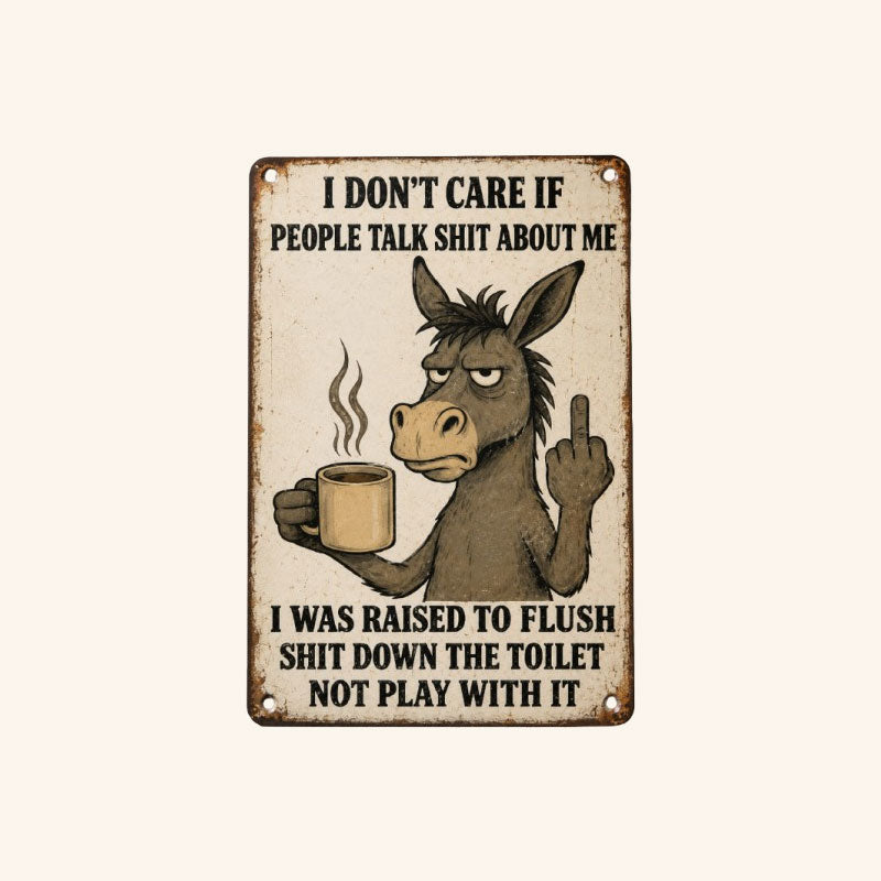 Sarcastic Donkey Wall Decor | Funny Attitude Artwork 😂😂