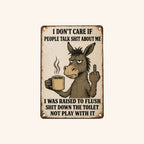 Sarcastic Donkey Wall Decor | Funny Attitude Artwork 😂😂