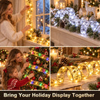🎄 Christmas LED Ribbon Lights | Festive Glow for Your Holiday Tree