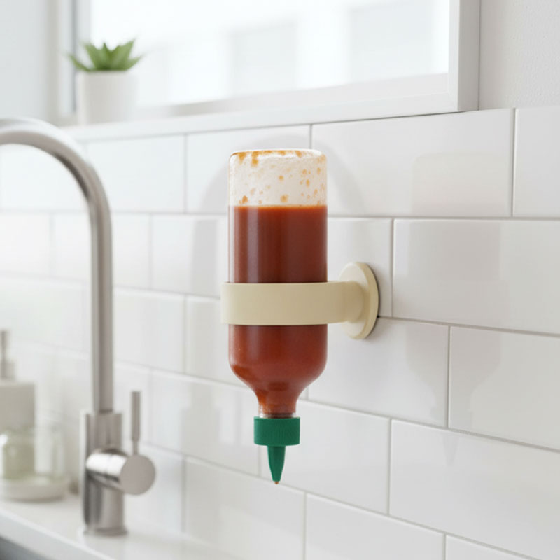 🍯“No Drop Left Behind” Silicone Bottle Holder