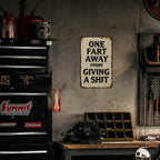 😆 Sarcastic Quote Vintage Metal Wall Sign, Funny Cheeky Wall Decor for Man Cave Garage Bar