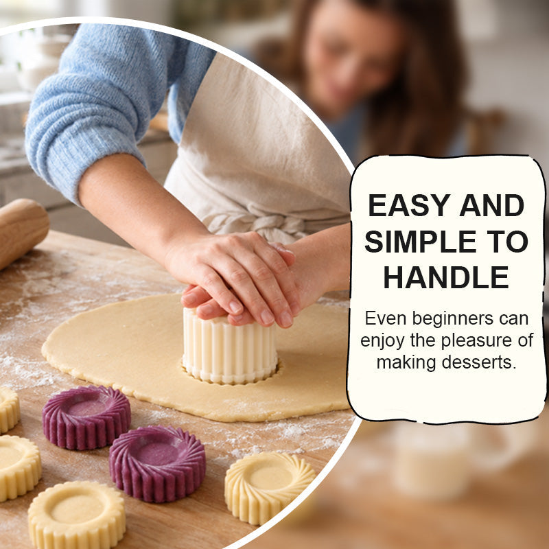 🍰 2‑in‑1 Double‑Sided Pastry Mold – Dual‑Shape Press For DIY Homemade Desserts