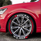 🔥 3D Tire Lettering Stickers | Waterproof Universal Wheel Sidewall Decals
