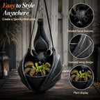 🦇 Spooky Bat Hanging Basket | Instant Halloween Porch Vibes
