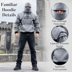 🛡️ Knight Cosplay Hoodie – Medieval Fantasy Streetwear Pullover!