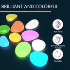 💥Glow-in-the-dark Rocks: illuminate your exterior with an enchanting glow!