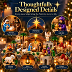 ⭐ 24-Day Buildable Nativity Advent Calendar | Family Christmas Tradition Vibe