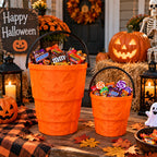 🎃 Collapsible Halloween Pumpkin Bucket