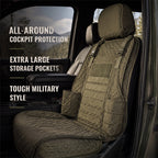 🚗Camouflage Tactical Car Seat Cover With Storage Pockets