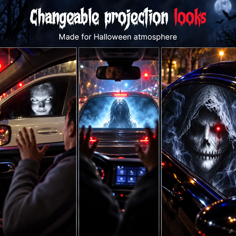 👻 Halloween Car Window Projector