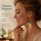 💡✨ Elegant Collectible Handmade Mini Vintage Lamp Dangle Earrings | Unique Holiday Statement Jewelry Gift for Her