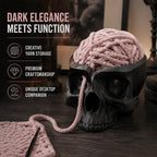 💀 Skull Print Yarn Storage Holder