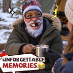 🎣🎄 Christmas Funny Fishing Face Cover – Festive Prank Mask For Anglers!