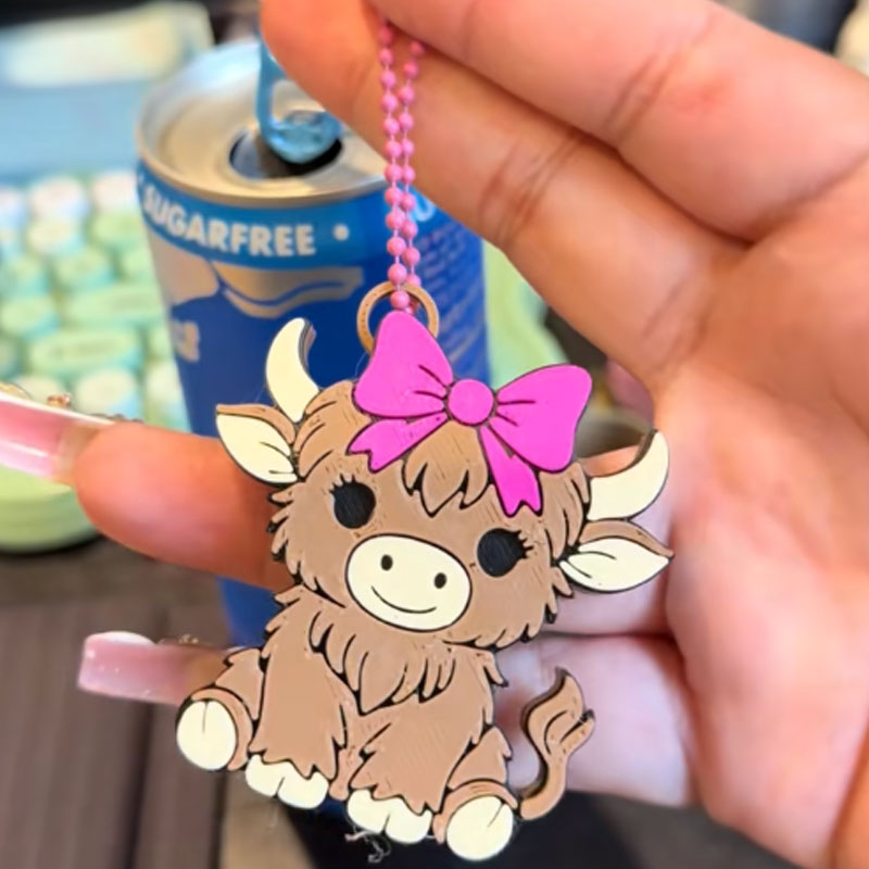 ⏳LAST DAY SPECIAL PRICE: ￡6.99!!🥤Adorable Highland Cow Nail-Saving Can Opener