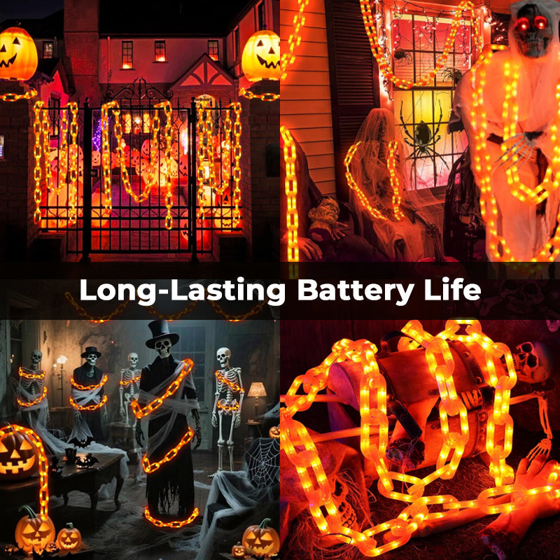 🎃 Halloween LED Chain Light String – Spooky Outdoor Garden Atmosphere Decor