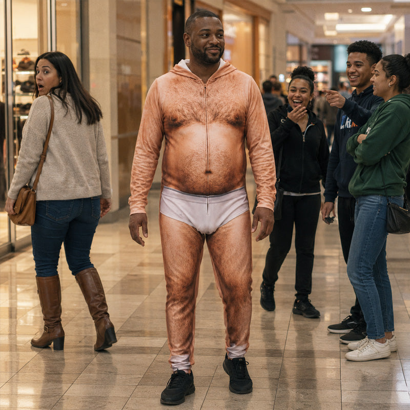 😂Funny Nude Illusion Costume – Hilarious Novelty Prank Outfit