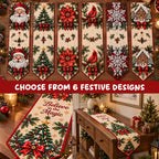 🎄 DIY Christmas Diamond Painting Table Runner Kit | Sparkling Holiday Table Decor