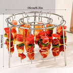 🔥 Air Fryer Skewer Rack | 360° Even Cooking, Crispy & Juicy! 🍢