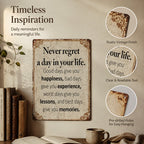 🕰️ Retro Inspirational Wall Accent