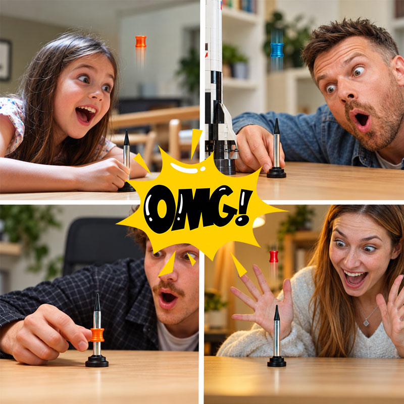 🤩 Press‑&‑Pop Desktop Fidget Toy – Satisfying Bouncing Stress Relief Gadget For Work & Study Breaks