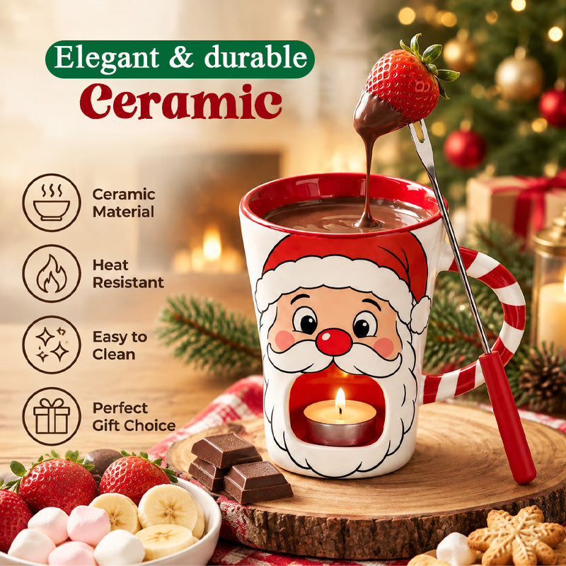 🍫 Christmas Chocolate Fondue Mug