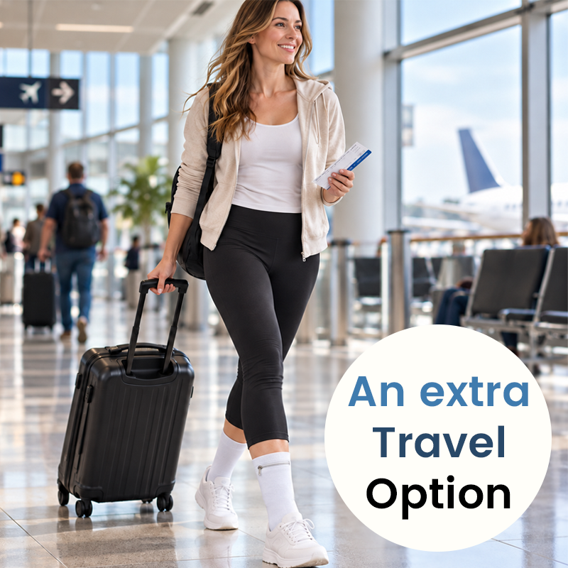 🧦 Hidden Zip Pocket Travel Socks | Discreet Secure Storage