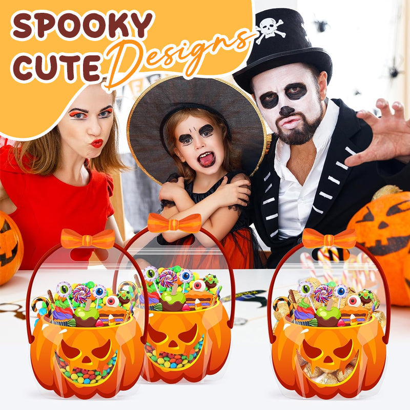 🎃 Halloween Hot Seller｜Spooky‑Cute Reusable Trick‑or‑Treat Candy Bag