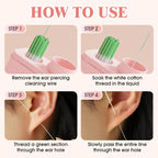 ⏰LAST DAY SPECIAL PRICE: ￡6.99!!👂Ear Piercing Cleaning Threads