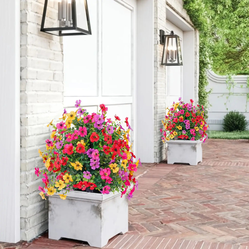 🌸LIMITED TIME SALE 50% OFF🌸Artificial Eucalyptus and Violet Ground-Insert Floral Decoration