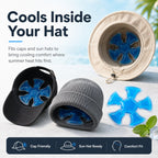 ❄️ Wearable Cooling Gel Insert – Comfort in Hat & For the Whole Body 🧢💙